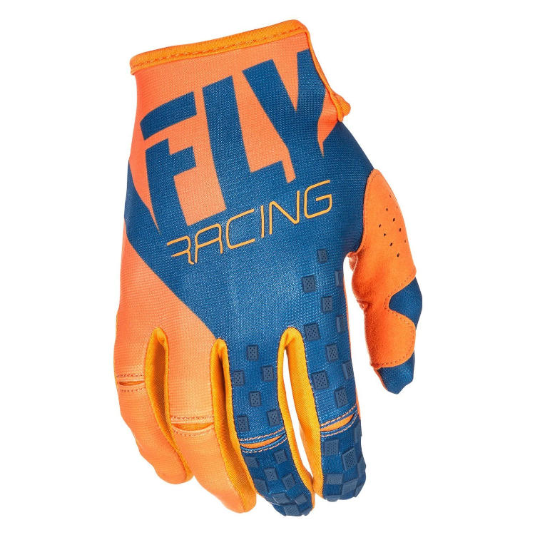 FLY Racing Мотокрос Ръкавици Kinetic Blue/Orange