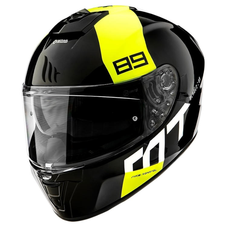 MT Helmets Мото Каска Blade 2 SV 89 B3 Gloss Pearl Fluor Yellow (интегрална)