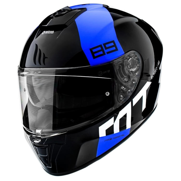 MT Helmets Мото Каска Blade 2 SV 89 B7 Gloss Pearl Blue (интегрална)