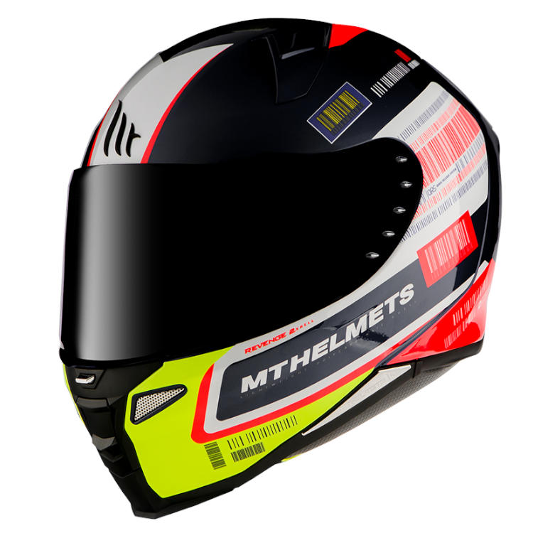 Каска за Мотор MT Helmets Revenge 2 RS A1 Gloss Pearl Black