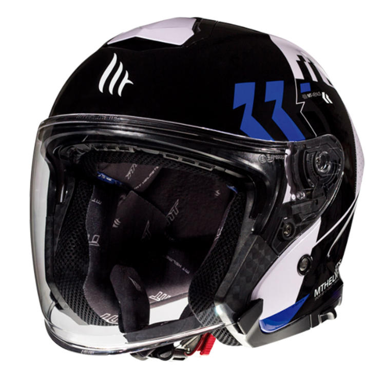 Каска за Мотор MT Helmets Thunder 3 SV Venus A7 Gloss Pearl Blue (градска)