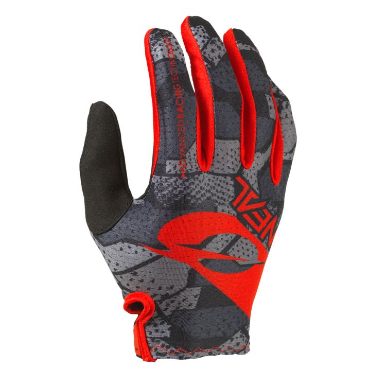 O'Neal Детски крос ръкавици Matrix Camo V.22 (Black/Red)