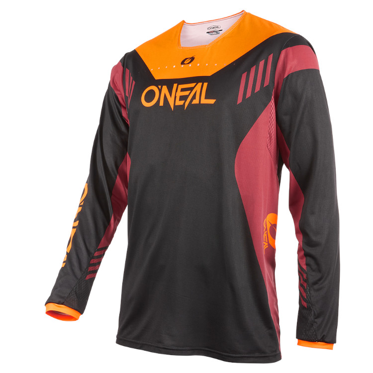 O'Neal Вело блуза Element FR Jersey Hybrid V.22 Black/Red/Orange