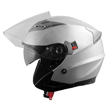 A-Pro Каска за скутер Kinetic Silver (Open Face)