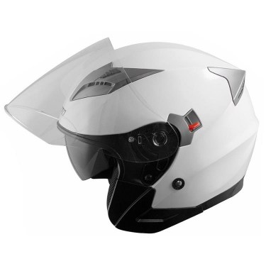 A-Pro Каска за скутер Kinetic White (Open Face)