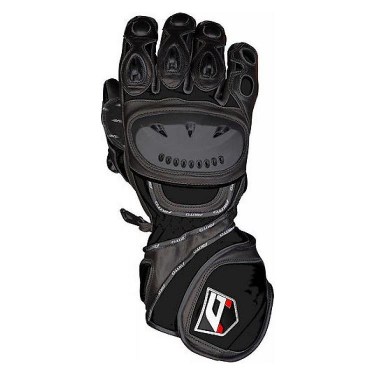 Akito Мото ръкавици Sport Max Black (кожени)