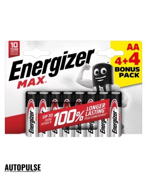 Батерии Energizer MAX AA (1.5 V) 4+4 бр.