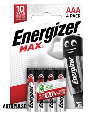 Батерии Energizer MAX AAA (1.5 V) 4 бр.