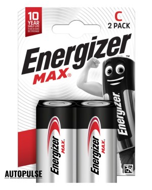 Батерии Energizer MAX C (1.5 V) 2 бр.