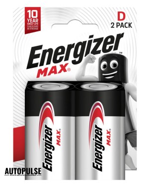 Батерии Energizer MAX D (1.5 V) 2 бр.