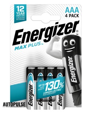 Батерии Energizer MAX PLUS AAA (1.5 V) 3+1 бр.