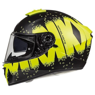 MT Helmets Мото Каска Blade 2 Oberon Matt Black/Fluo Yellow (интегрална)