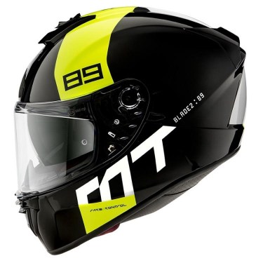MT Helmets Мото Каска Blade 2 SV 89 B3 Gloss Pearl Fluor Yellow (интегрална)