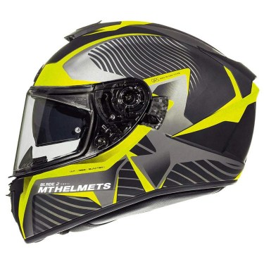 MT Helmets Мото Каска Blade 2 SV Blaster Matt Fluo Yellow (интегрална)