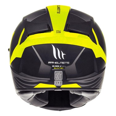 MT Helmets Мото Каска Blade 2 SV Blaster Matt Fluo Yellow (интегрална)