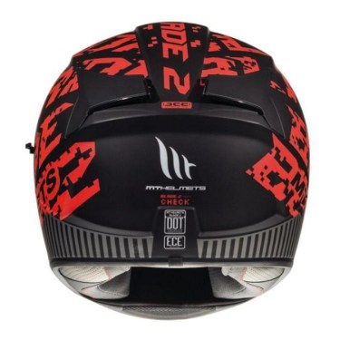 MT Helmets Мото Каска Blade 2 SV Check Matt Red (интегрална)