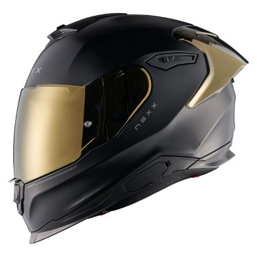 NEXX Каска за мотор Y100R Subsonic Black Gold Matt