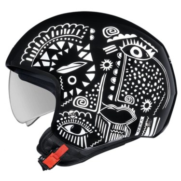 NEXX Каска за скутер Y.10 Artville Black White