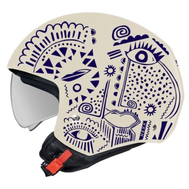 NEXX Каска за скутер Y.10 Artville Classic Cream