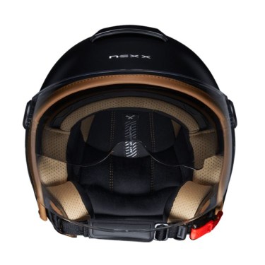 NEXX Каска за скутер Y.10 Sunny Black Matt Caramel