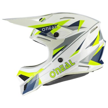 ONeal Мотокрос каска 3 Series Triz (White/Blue/Yellow)