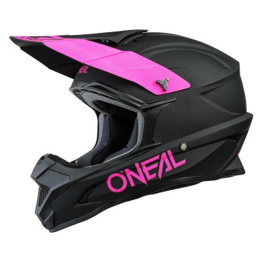 O'Neal Мотокрос Каска 1Series Solid Black/Pink