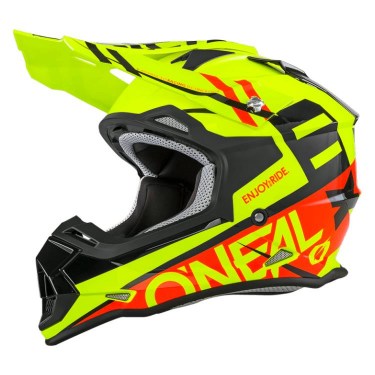 O'Neal Мотокрос Каска 2 Series Spyde (Black / Red / Neon Yellow)