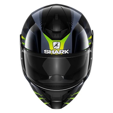 Shark Каска за Мотор D-Skwal 2 Mercurium (Black/Green)