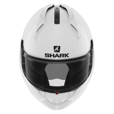 Shark Каска за Мотор Evo-GT Flip-Up Blank White (отваряща се)