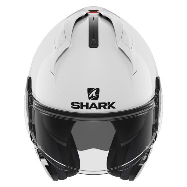 Shark Каска за Мотор Evo-GT Flip-Up Blank White (отваряща се)