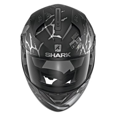 Shark Каска за Мотор Ridill Drift-R Mat (Black/Silver)