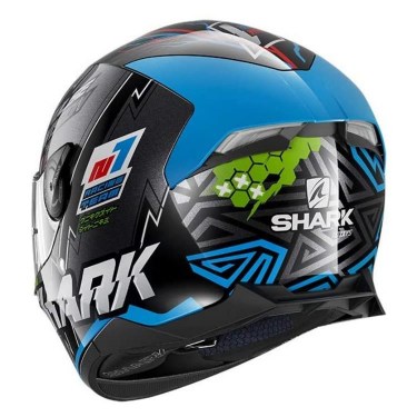 Shark Каска за Мотор Skwal 2.2 Noxxys (Black/Blue/Green)