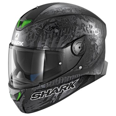 Shark Каска за мотор Skwal II Switch Rider 2 Matt Black
