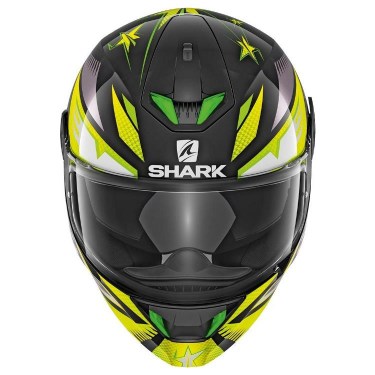 Shark Каска за Мотор Skwal II Draghal LED Green (интегрална)