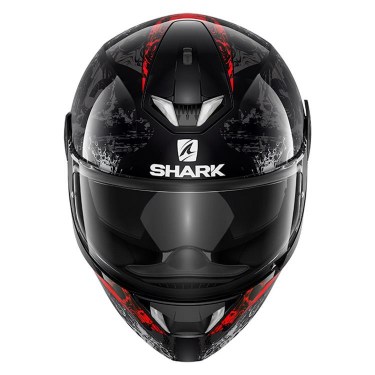 Shark Каска за мотор Skwal 2 Nuk'Hem (Black/Red)