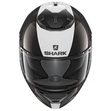 Shark Каска за Мотор Carbon Skin (Black/White)