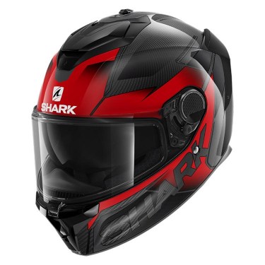 Shark Каска за Мотор Spartan GT Carbon Shestter Black/Red (Full Face)