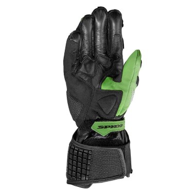 SPIDI Кожени Мото Ръкавици Carbo 5 (Black/Green)