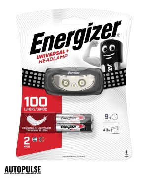 Универсален челник за глава Energizer Universal Plus 100-лумена (2 бр. ААА)