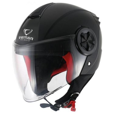 Vemar Каска за скутер Air Solid Gloss Black