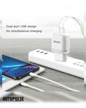 Зарядно устройство YESIDO YC26 20W (2xUSB-C)