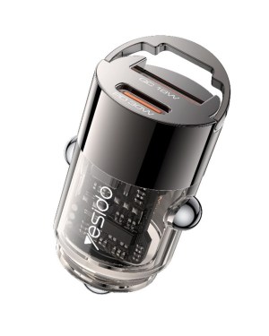 Зарядно за Кола YESIDO Y68 30W USB-C PD & USB-A QC3.0