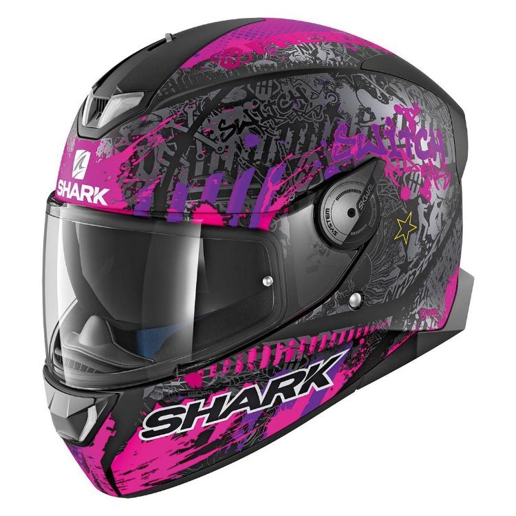 Shark Каска за мотор Skwal II Switch Rider 2 (Black / Pink)